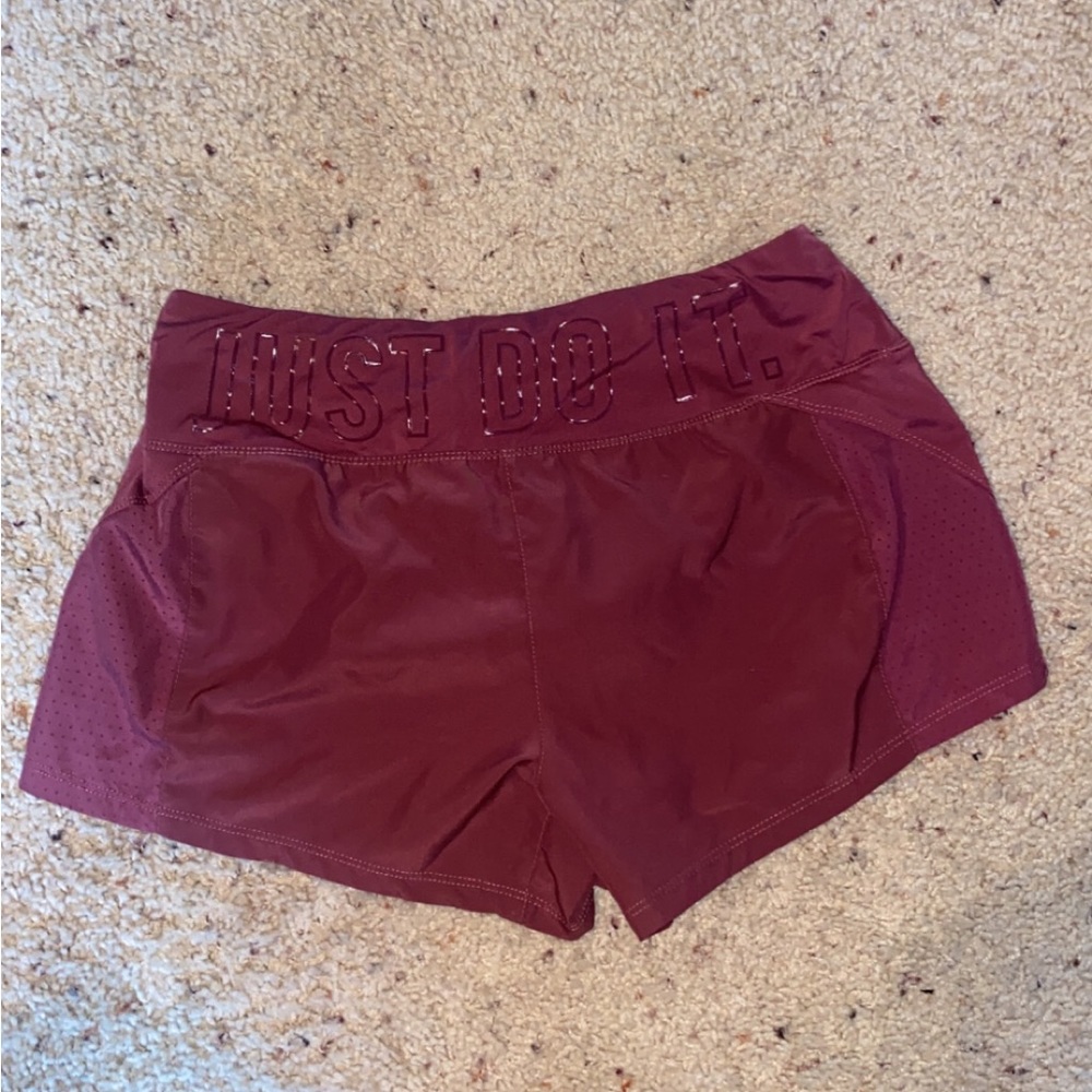 Nike Maroon shorts, very good condition.